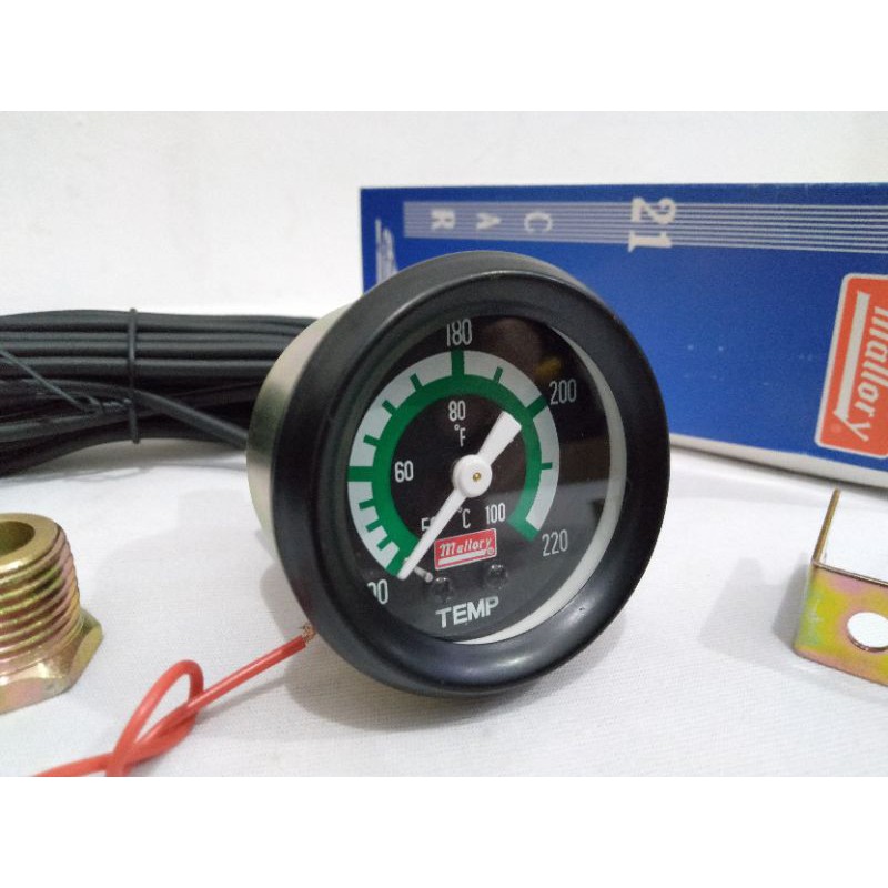 Indikator Temperature Meter Panas Temperatur Water Temperature Meter Universal Mobil Truk Bus Pickup