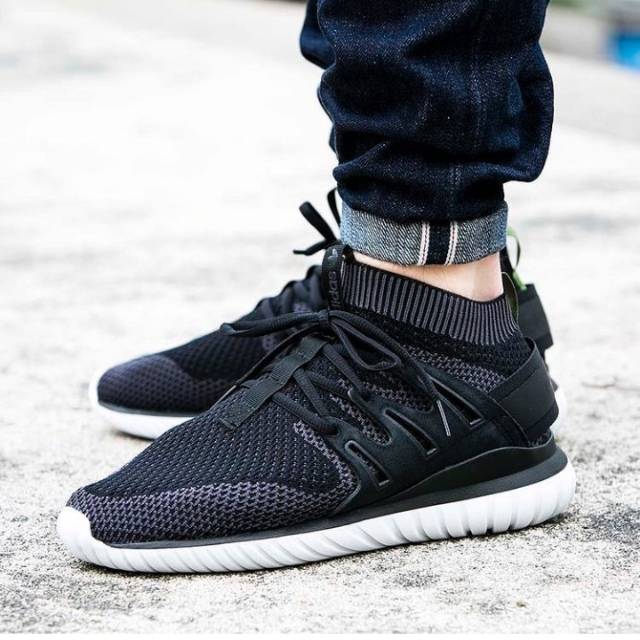 🔹Adidas Tubular Nova Black White