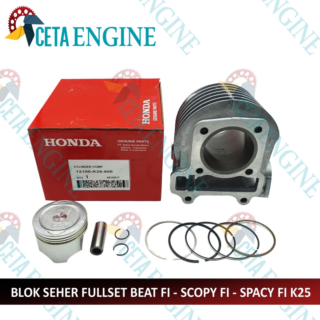 [ BISA COD ] BLOK SEHER KODE K25 BEAT BEAT FI POP ECO STREET SCOOPY VARIO 110 FI ESP BLOCK AIR CYLIN