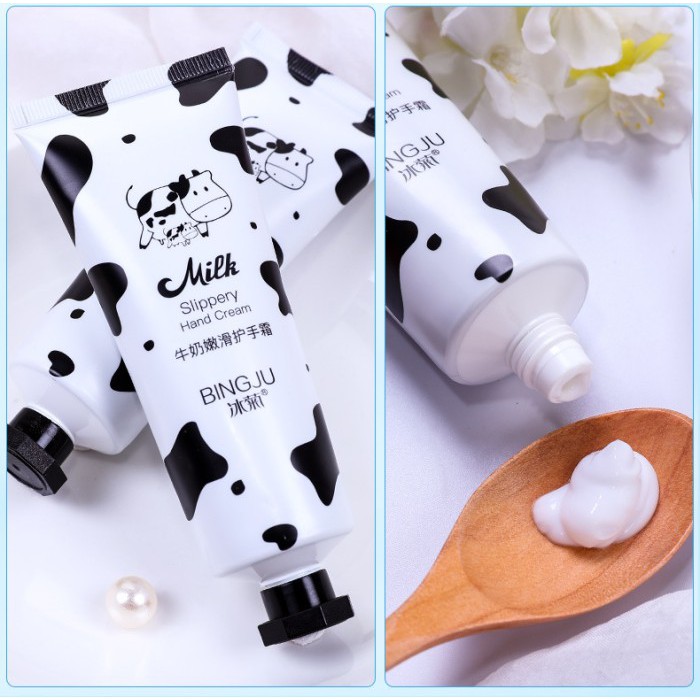 BJMI bingju milk tender moisturizing whitening hand body lotion