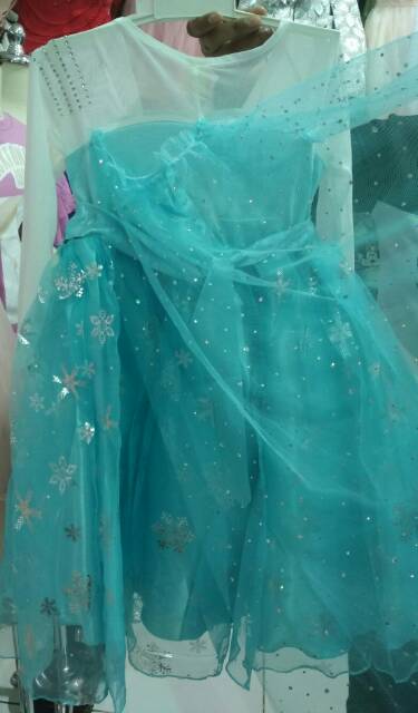 Promo DISKON BONUS Mahkota Dress frozen terbaru pol