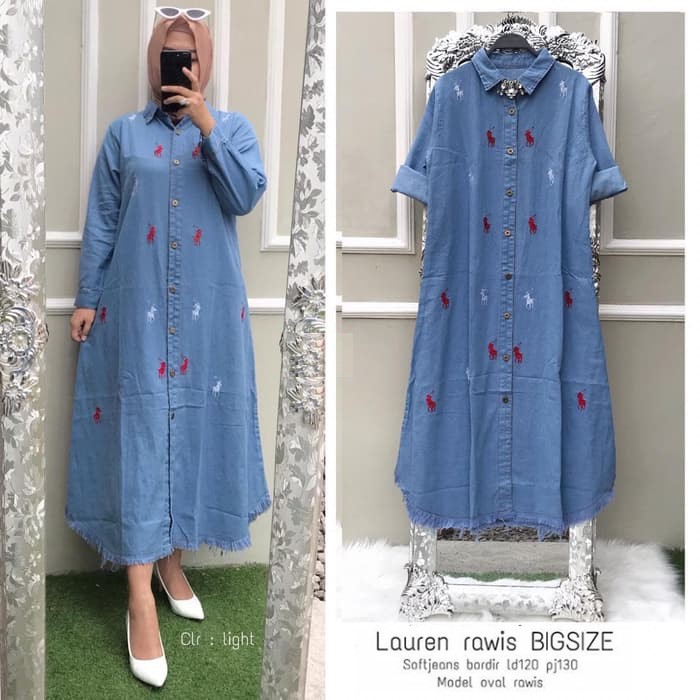 Lauren rawis long tunik JUMBO jeans BR