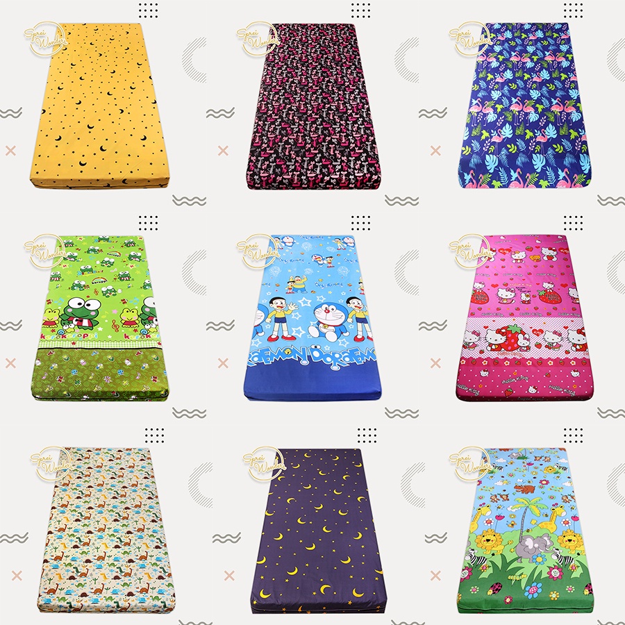 Sarung kasur resleting No.2 160x200x Tinggi 10/15/20