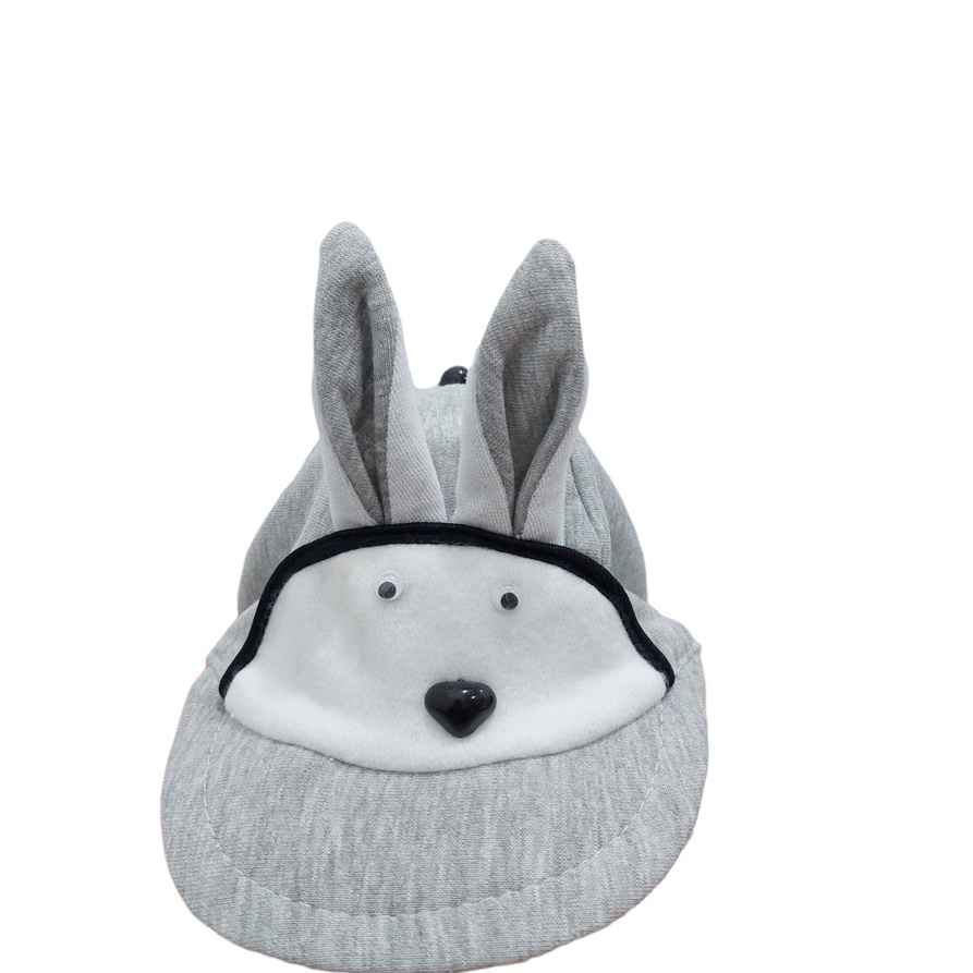 Topi Anak Karakter Kelinci Laki Perempuan Usia 1-3 Tahun Bahan Kaos Fleece Imut Lucu Kualitas Premium