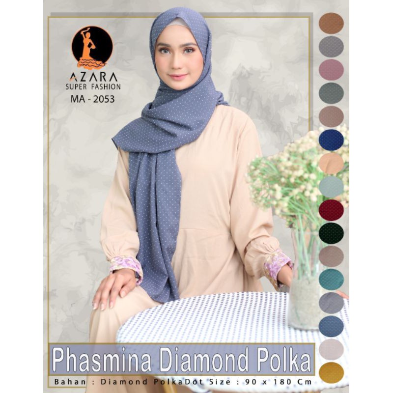 PASHMINA POLKADOT// POLKA CERUTY// ORI BY AZARA