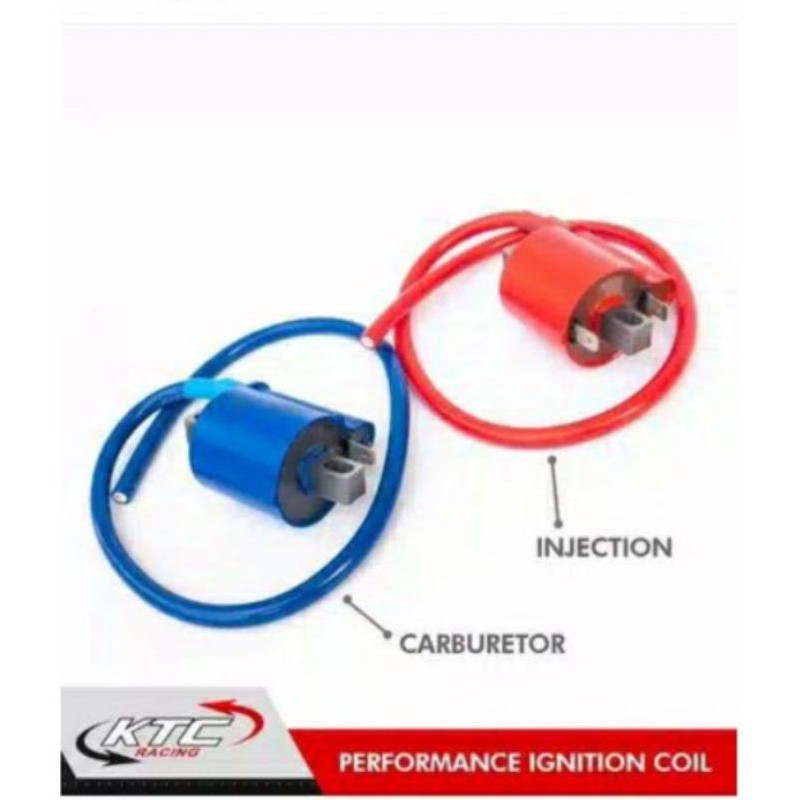 # koil racing ktc coil ktc racing kabel busi koil injeksi koil karbu ktc original