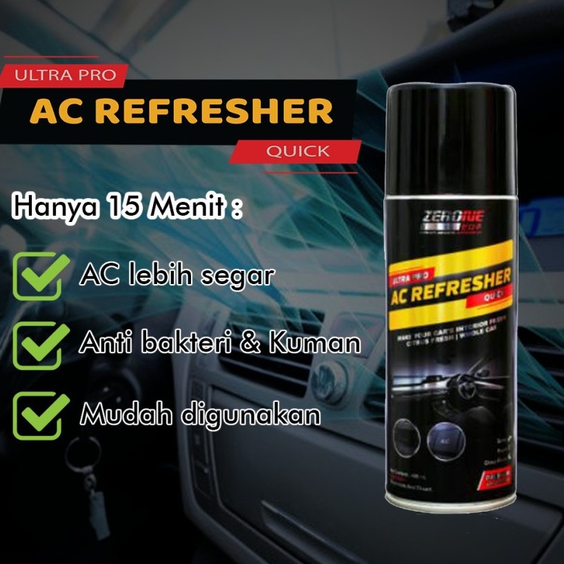 Zerone AC REFRESHER MOBIL Penyegar AC Mobil Aroma Lemon ORIGINAL 400ml