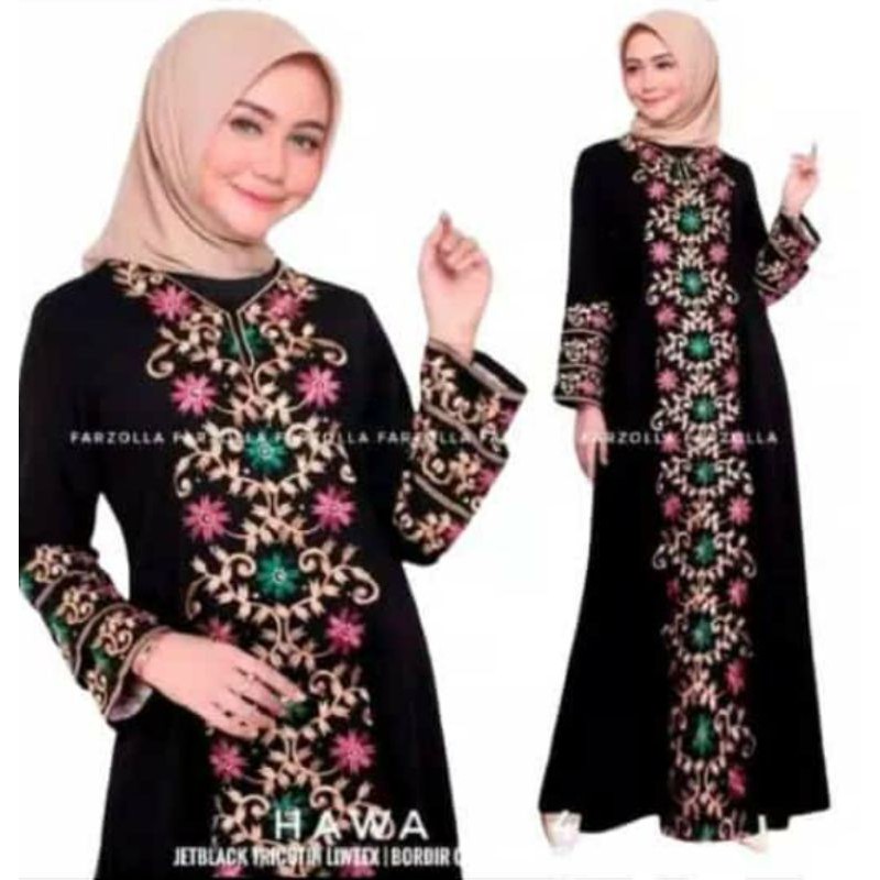 Abaya bordir Abaya hitam Abaya Arab gamis Abaya Turkey Gamis Abaya Bordir gamis Abaya hitam Mewah