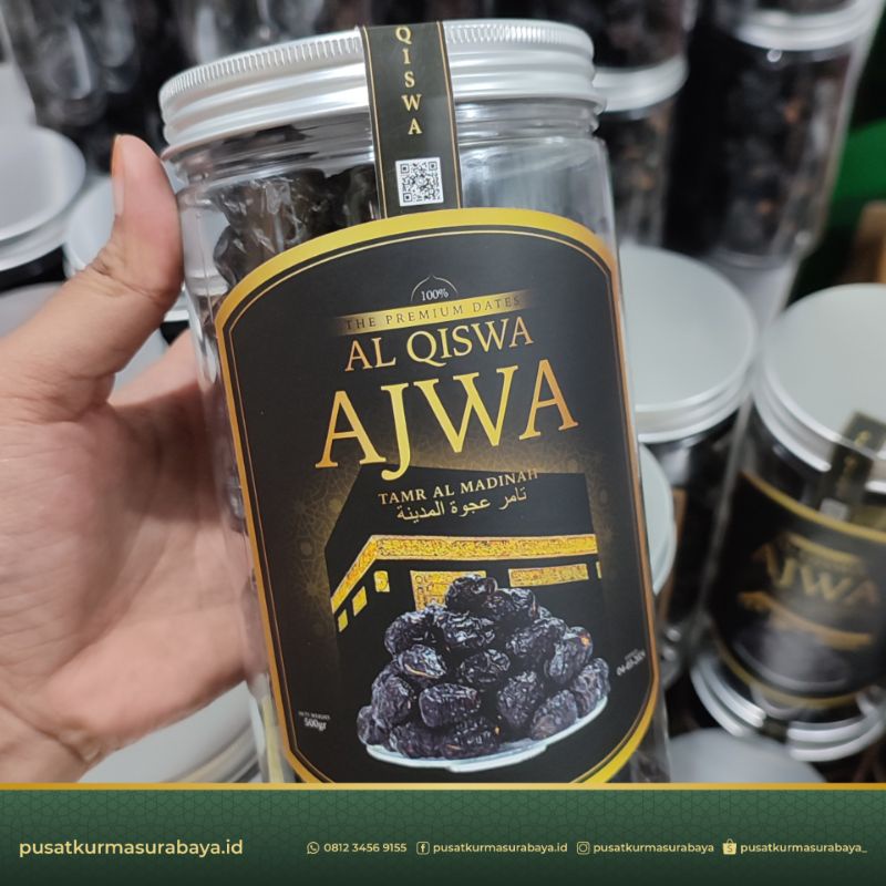 

Kurma Ajwa Al-qiswa Toples 500gr