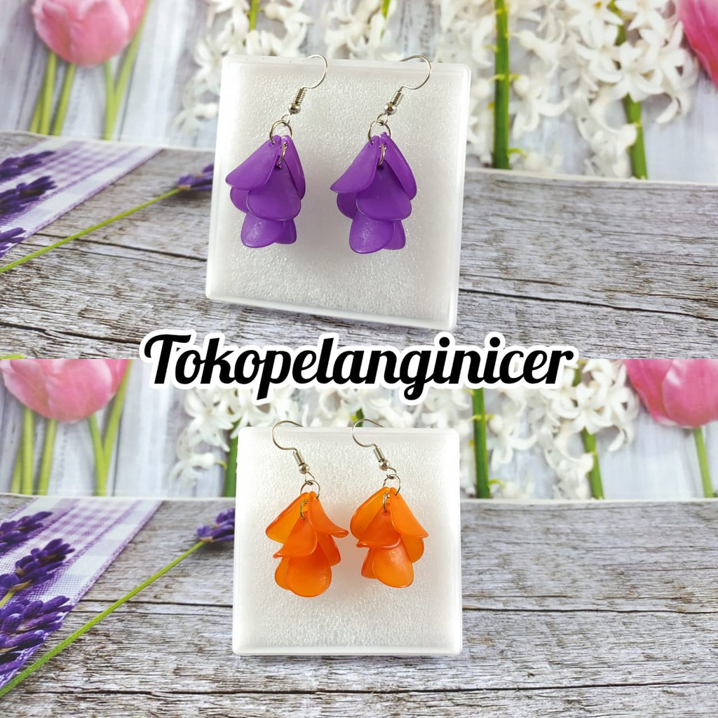 Anting Fashion Handmade anting  Murah DAun  anting Dahlia Aksesories fashion By Tokopelanginicer