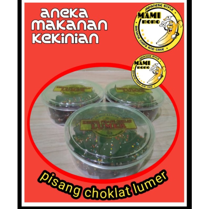 

keripik pisang coklat lumer