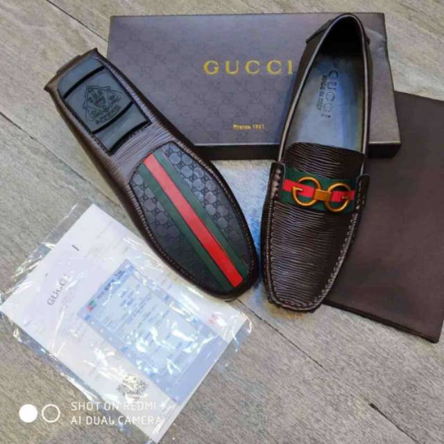 Sepatu fantofel gucci pria premium quality