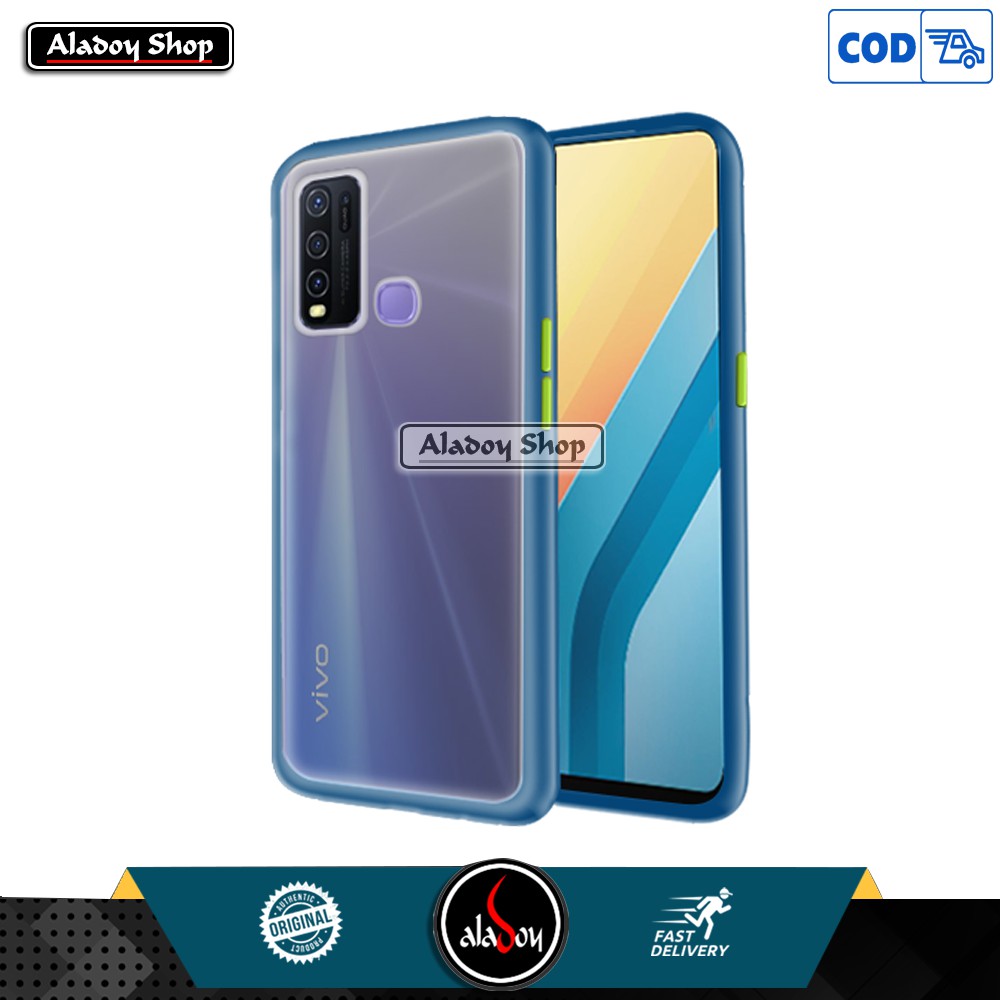 Case VIVO Y30 Y50 Fuze Matte Hybrid Premium Hardcase