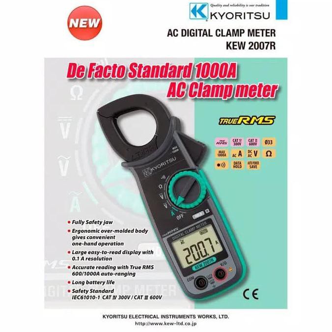 TANG AMPERE KYORITSU 2007R TANG AMPER DIGITAL