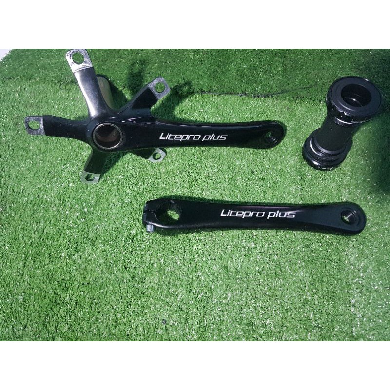 Crank Litepro Plus Hollowtech 2 for seli foldingbike sepeda lipat