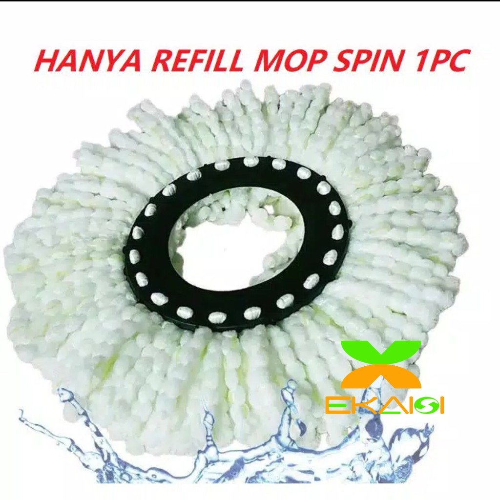 Ekaisi Refill kain spin mop / kain lap pel diameter 16cm