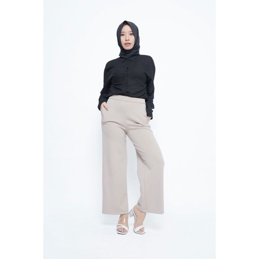 grosir celana kulot/grosir atasan/celana polos/kulot nyaman/kaos polos/celana kulot warm taupe
