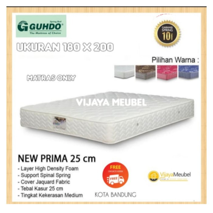 Kasur / Springbed Guhdo New Prima ukuran 180x200