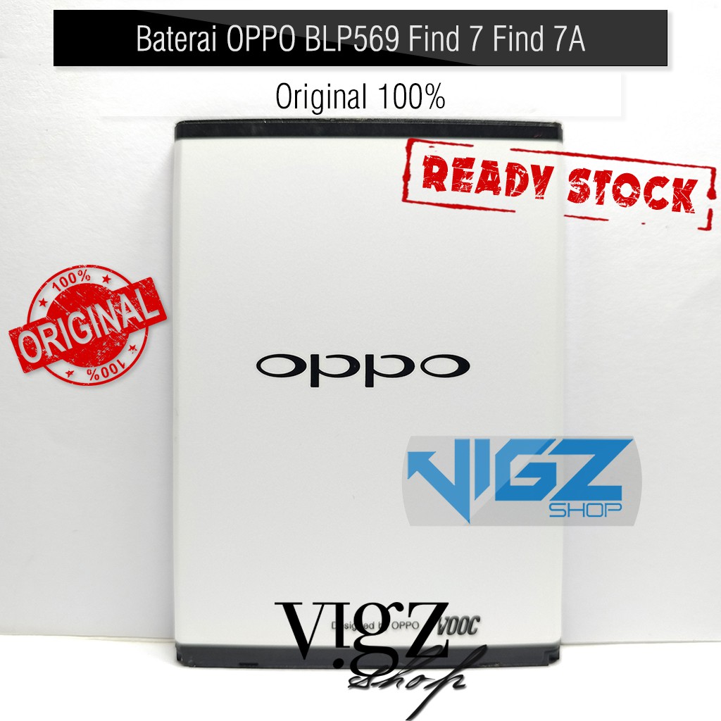 Baterai OPPO BLP569 BLP575 Find7 Find 7 Find 7A Support VOOC Original 100%