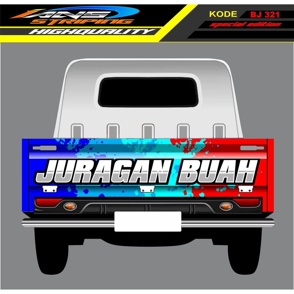 STICKER GRANMAX PICK UP JURAGAN BUAH / DECAL STICKER GRANMAX / STIKER GRANMAX