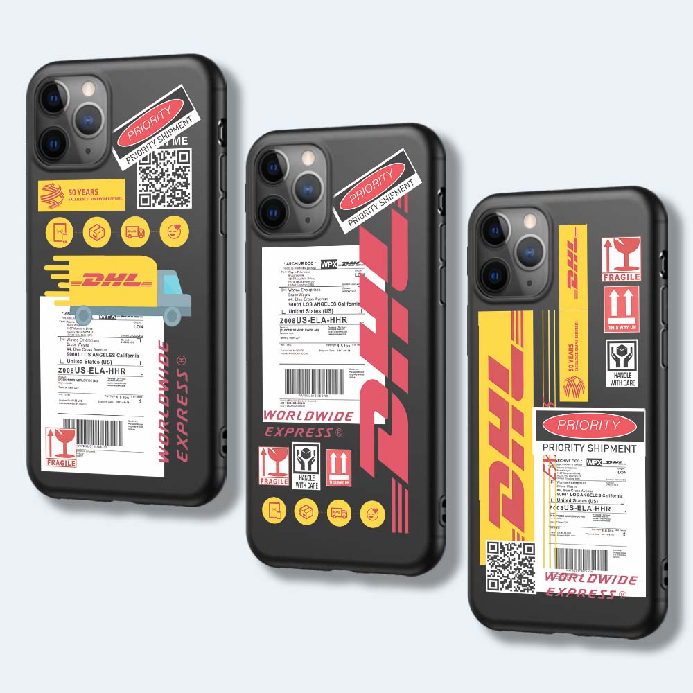 CASE BLACKMATTE DHL II For IPHONE 5 6 6 PLUS 7 7 PLUS 8 8 PLUS X XR XS MAX 11 11 PRO MAX 12 12 PRO M