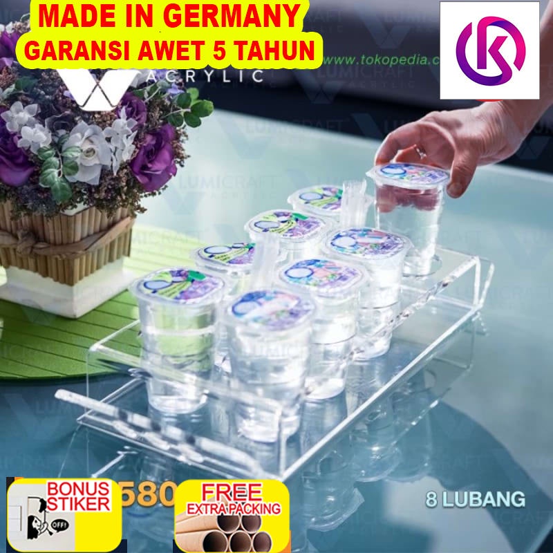 

Murah TRAY-8 Tempat Air Mineral Gelas / Nampan Mineral Acrylic | AQP-5801