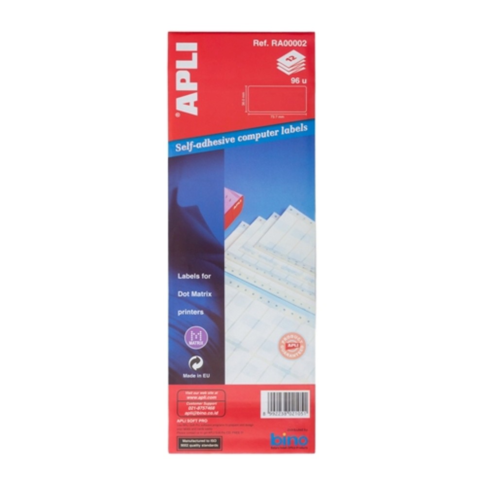 

APLI Kertas Label A4 isi 12 Lembar Size 73,7x36 / Stiker Kertas Label Nama Harga Ukuran A4 #RAO0002