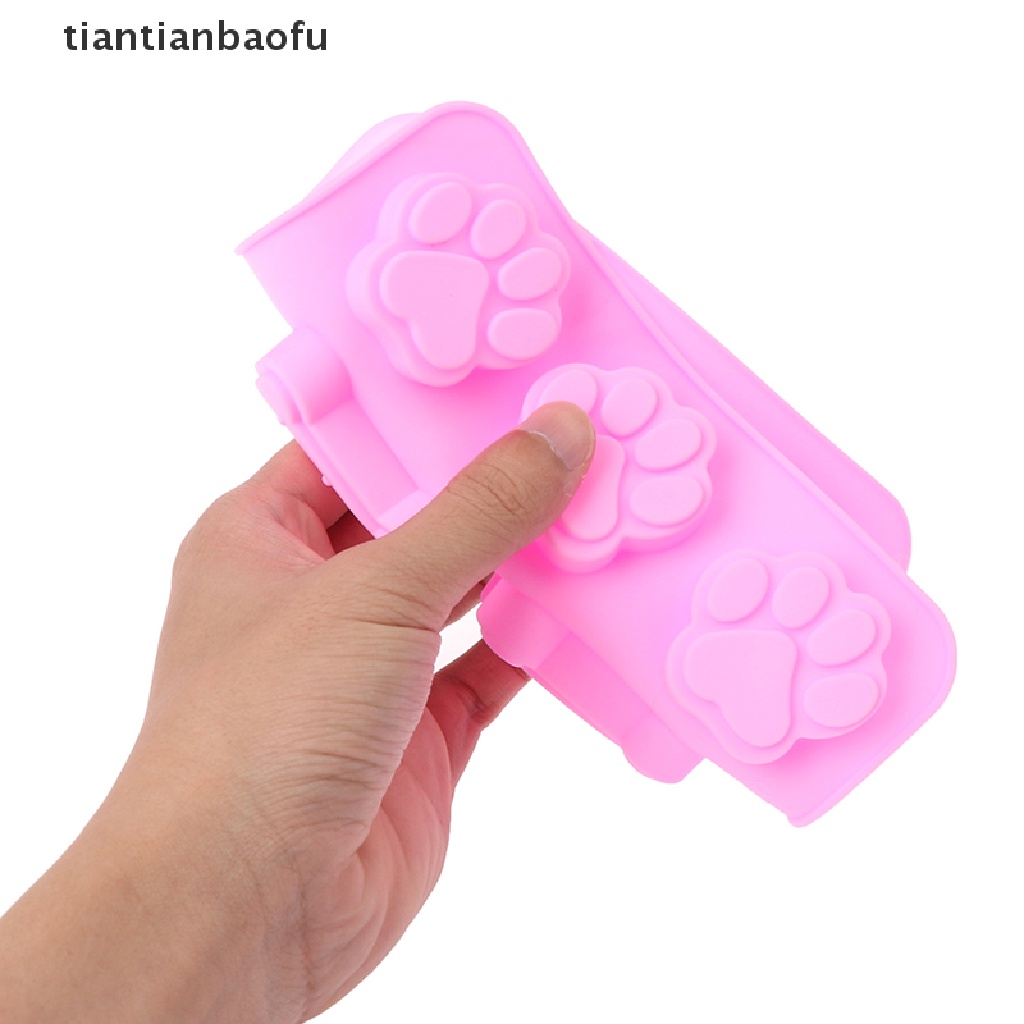 [tiantianbaofu] Silicone Baking Mold Dog Bone Dog Footprint Cake Mold Food Grade Baking Mould Boutique