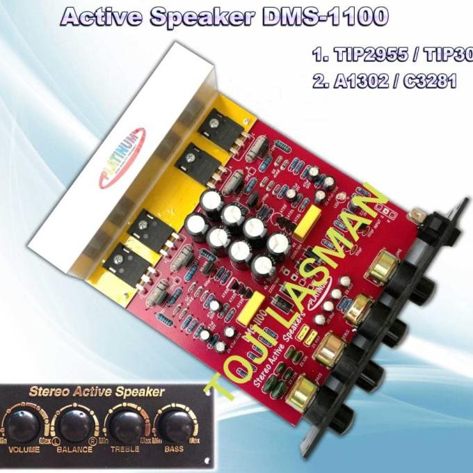 Dms1100 Dms 1100 Pcb Kit Speaker Aktif Stereo 150 - 200W