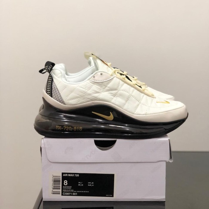 TERMURAH SEPATU NIKE AIR MAX 720 818 CREAM BLACK SNEAKERS RUNNING ORIGINAL IMPORT