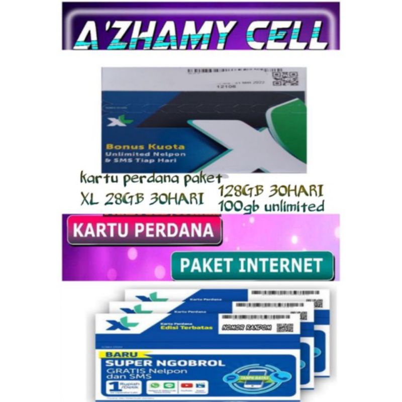 kartu paket XL 29gb unlimited aktif