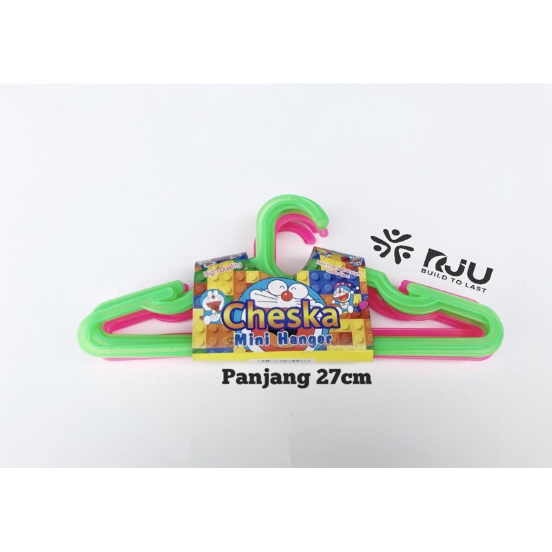 [DEASHOP] GANTUNGAN BAJU ANAK HANGER ANAK MINI 12Pcs HANGER PLASTIK JEMURAN PLASTIK HANGER ANAK