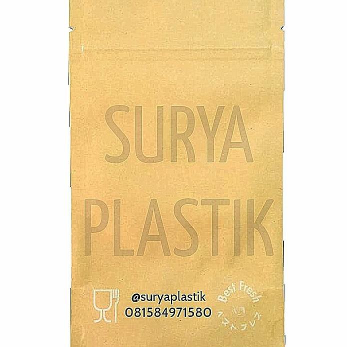 

STANDING POUCH KRAFT 14X22 KEMASAN SNACK, MAKANAN KERING, BUBUK KOPI