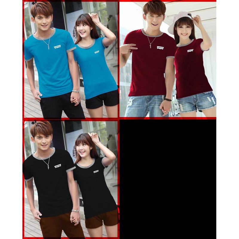 Levis Shirt - Baju Couple - Kaos Couple - Couple Terkini - Grosir Coup
