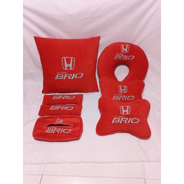 bantal headrest honda brio aksesoris interior mobil 04
