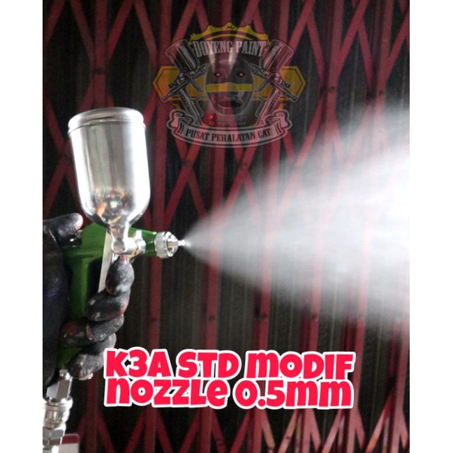 Spraygun F3 atau TEKIRO K3A std Modif Nozzle 0.5mm