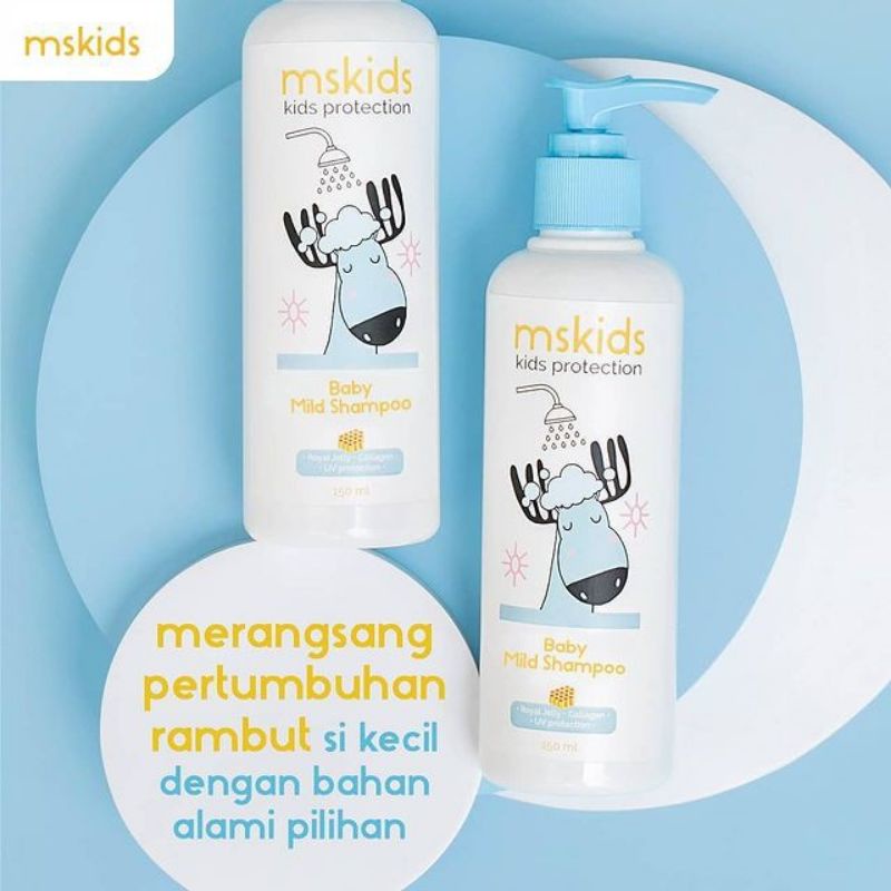 Ms kids hair growth/ shampo bayi membantu pertumbuhan rambut bayi 100% original (bisa cod)