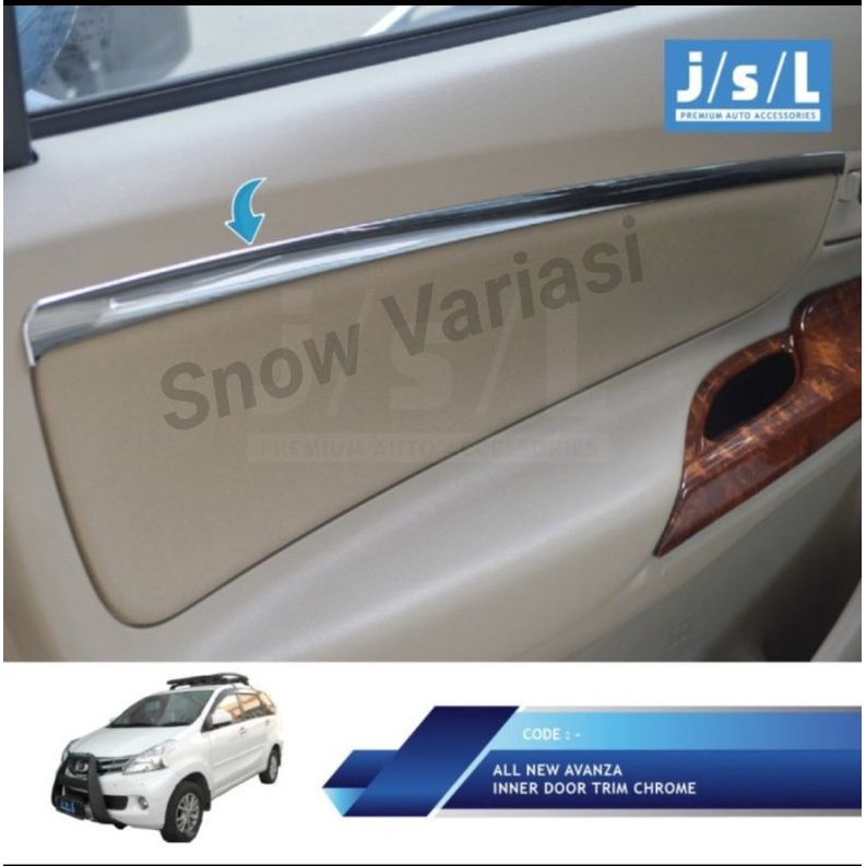 Interior Door Trim Chrome All New Avanza / Xenia 2012 - 2014