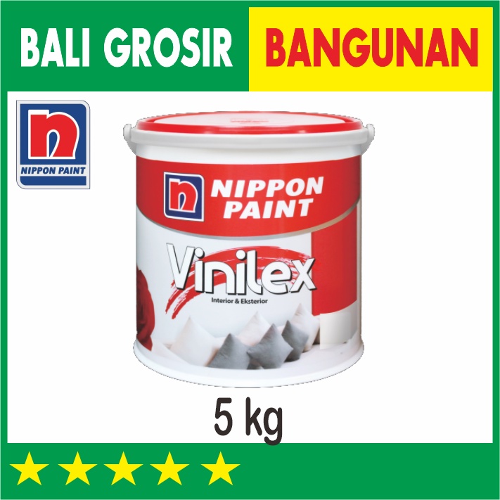 5 KG NIPPON PAINT VINILEX 300 WHITE