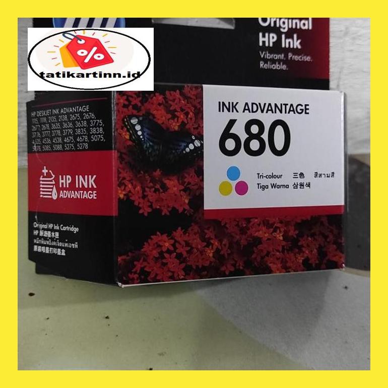 

740Dpppt Tinta Hp Catridge 680 Black + 680 Color For Printer 2135 3635 8D6Mpt0P
