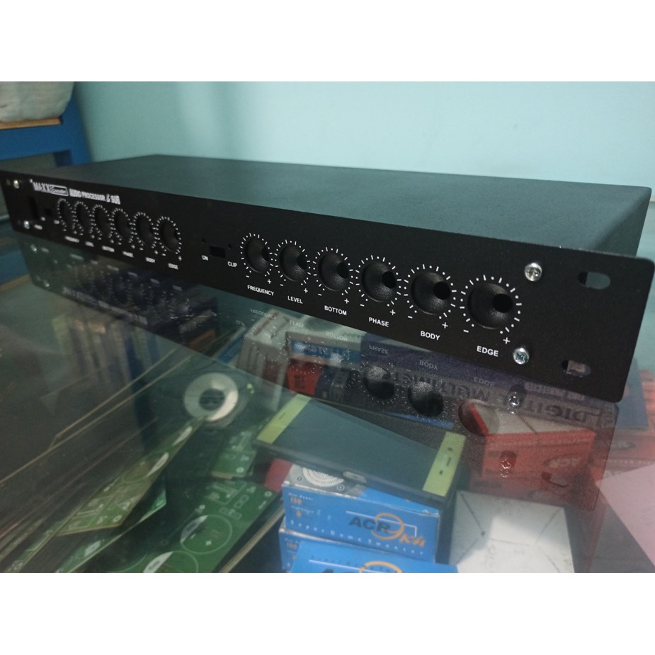 BOX AUDIO PROCESSOR PLUS SUBWOOFER MAXX PLAT TEBAL KUAT