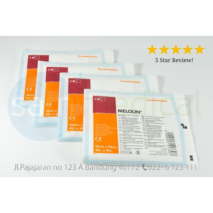 Medica - MELOLIN 10X10 Perban Luka Penyerap Eksudat Ringan Menengah