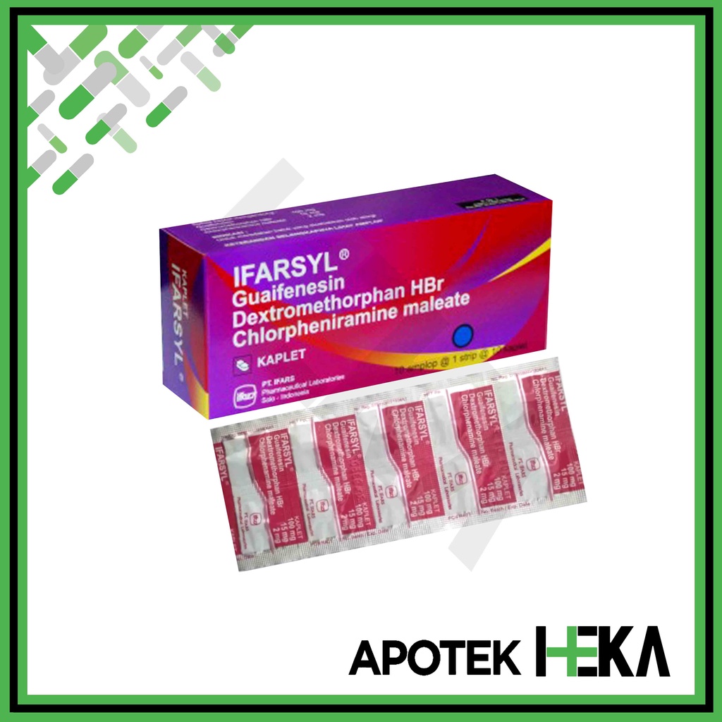 Ifarsyl Kaplet Box isi 10x10 Tablet - Obat Batuk Alergi (SEMARANG)