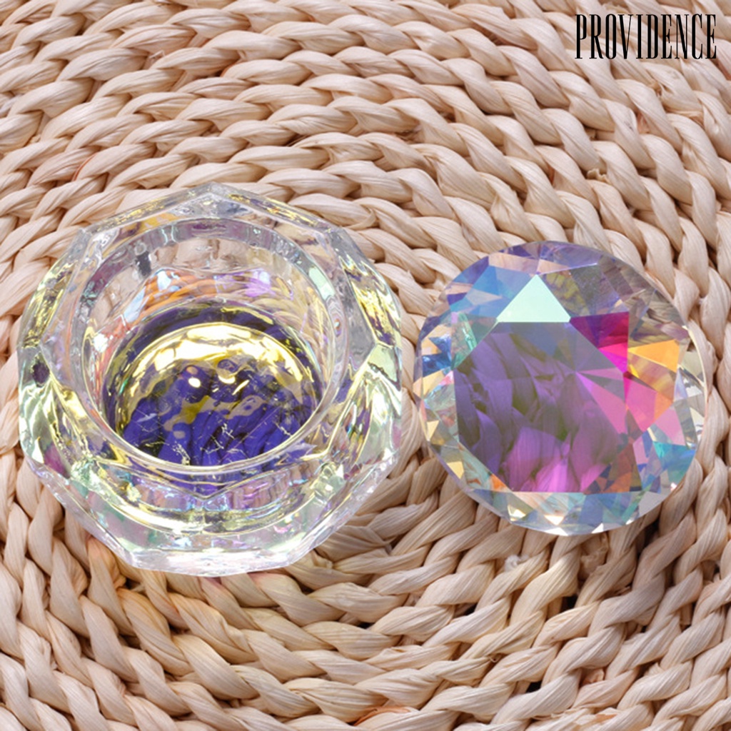 Providence Nail Art Dappening Dish Wide Application Wear Resistant Accessory Nail Acrylic Liquid Powder Dappen Plate Bowl for Salon