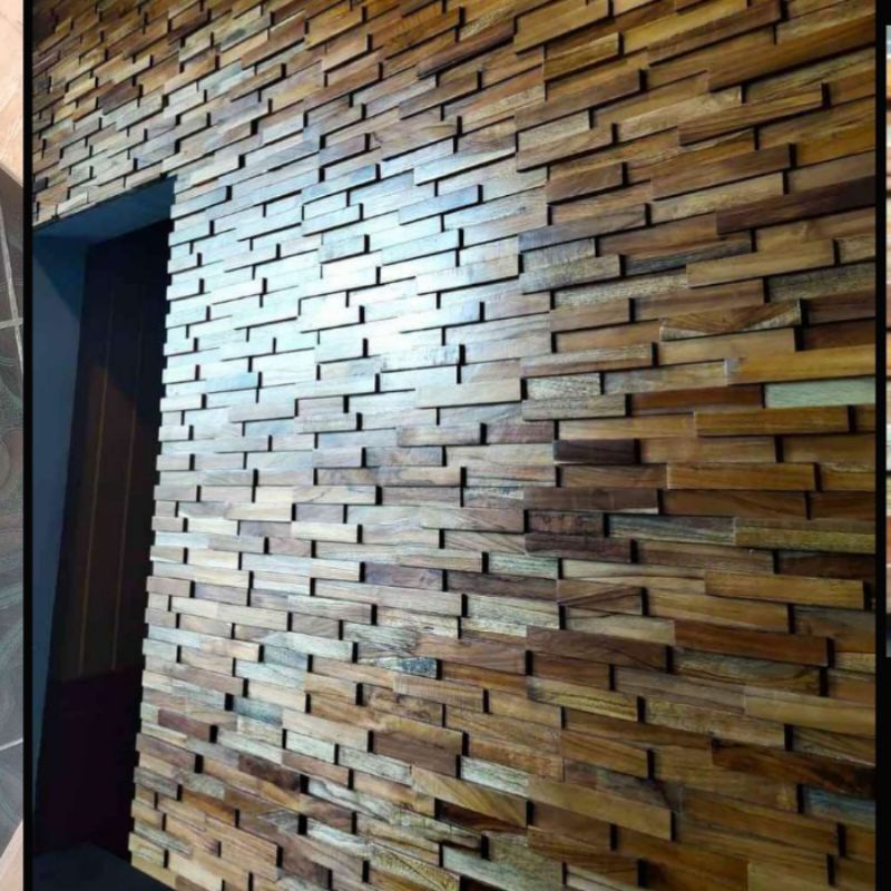 wall panel 3D kayu dinding termurah kualitas super