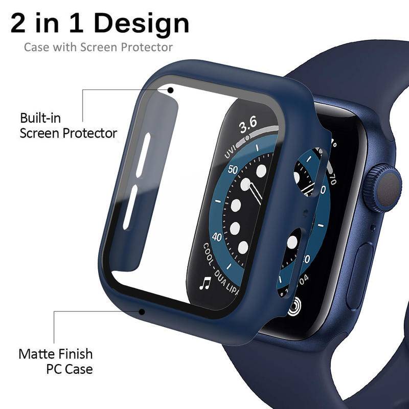 Case Pelindung Apple Watch Seri 6 Se 5 4 3 2 Iwatch Ukuran 44mm 40mm 42mm 38mm