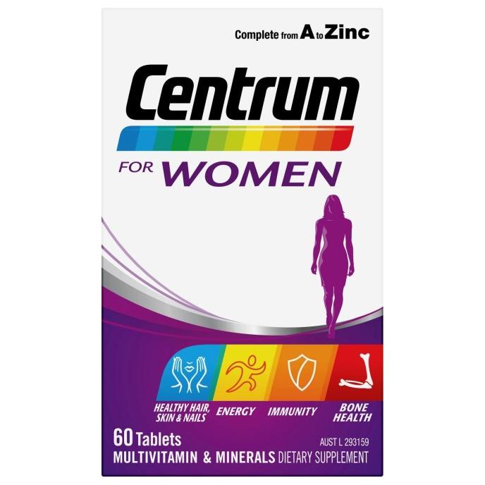 Centrum For Women 60 Tablets