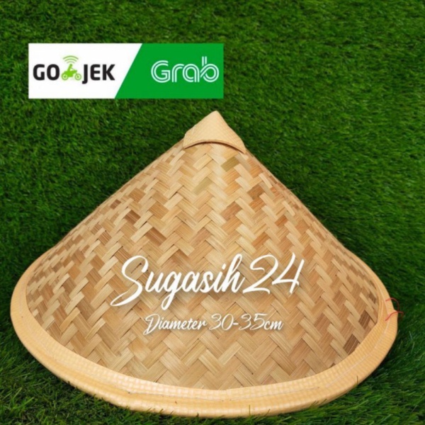 caping bambu caping petani