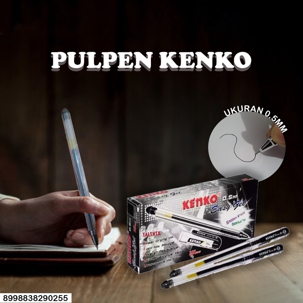 PEN KENKO Easy Gel 0.5mm Pulpen
