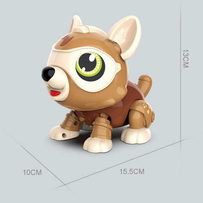 GIJ - DZQ Mainan Robot Dog Kontrol Perintah Suara Anak Voice Control